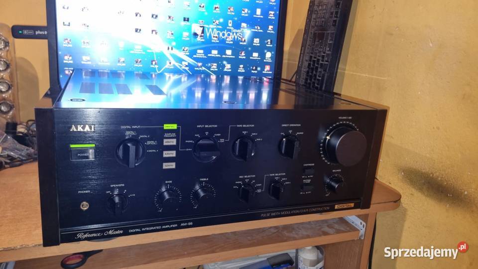 Potężny wzmacniacz Akai AM95 2x180Watt 4ohm Warta