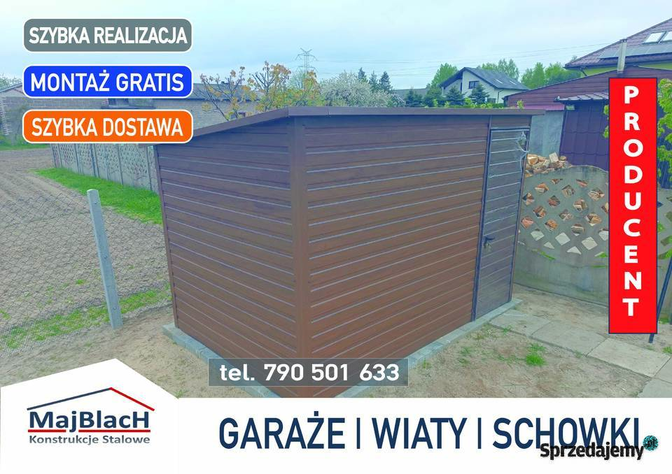 Wiatka ogrodowa Schowek Magazyn GARAŻE GARAŻ Dom i Ogród sprzedam