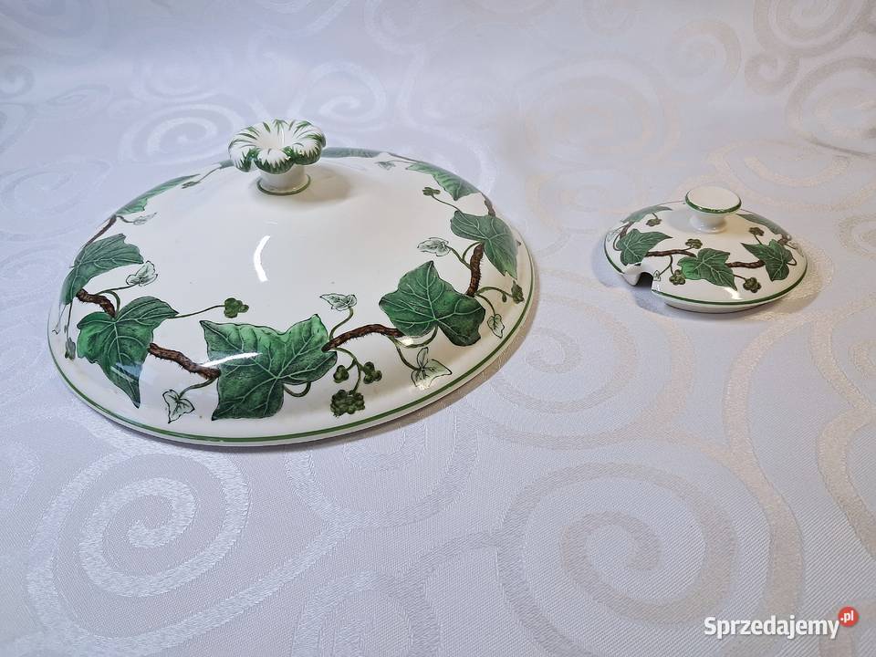 Kolekcjonerskie Pokrywy Wedgwood Napoleon Ivy Antyki, Sztuka, Kolekcje Strzelce Krajeńskie sprzedam