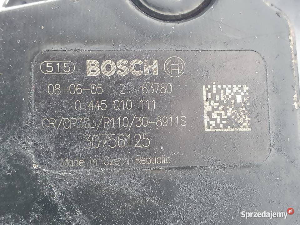 POMPA WTRYSKOWA Volvo V70 S60 24 D5 paliwa Motoryzacja