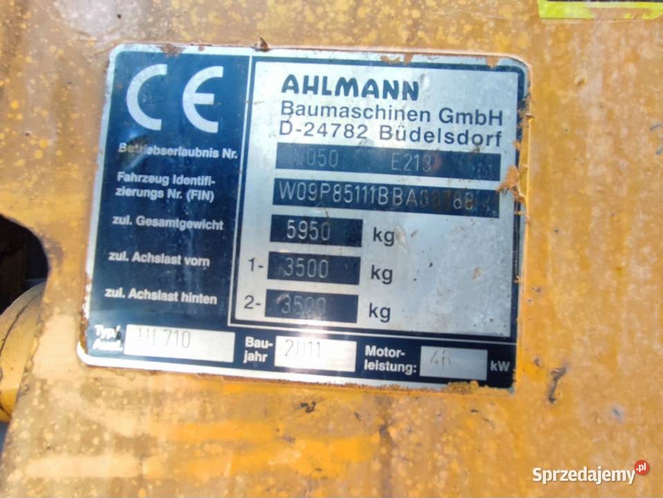 Ładowarka przegubowa Ahlmann Mecalac Manitou JCB mazowieckie Łosice