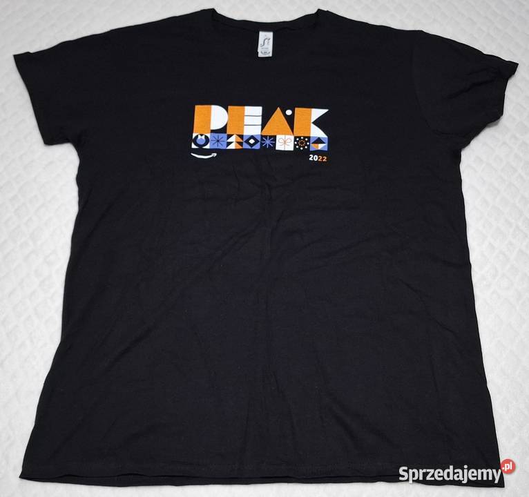 Koszulka krótki rękaw Tshirt czarna Amazon Sols śląskie Czeladź