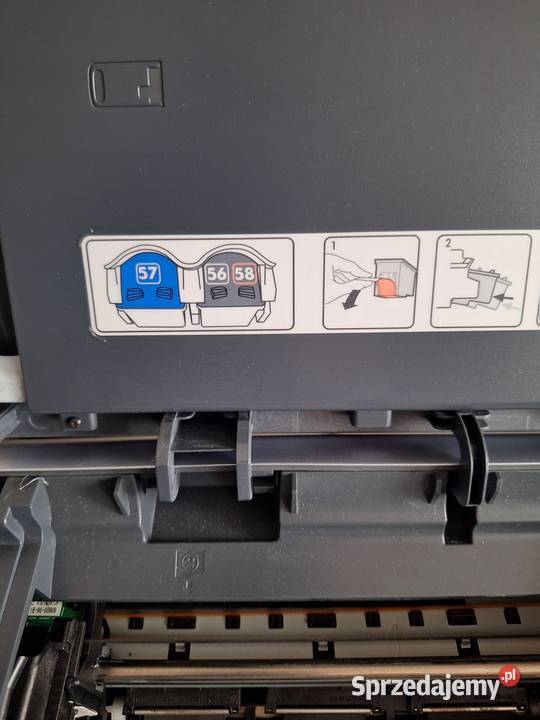 Drukarka fotograficzna HP 7450 sprawna komplet z mazowieckie Warszawa