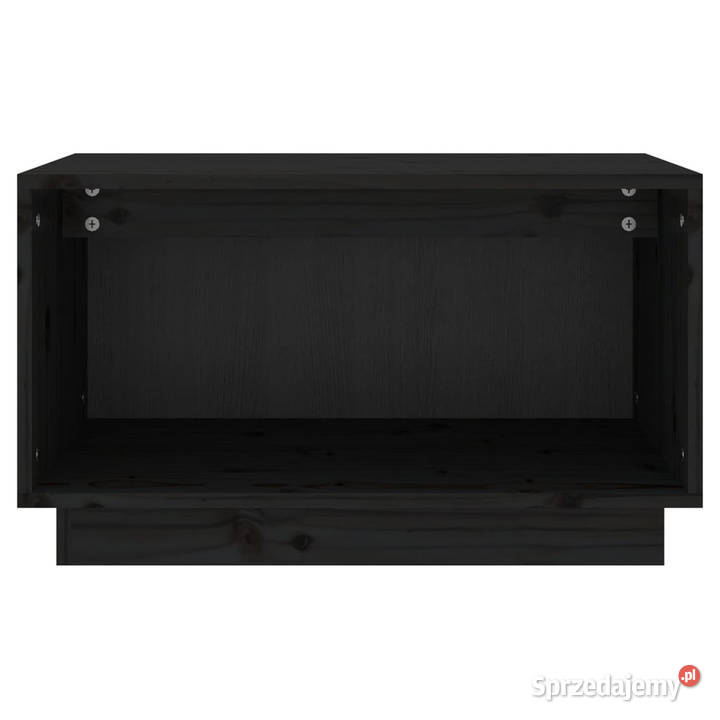 Szafka pod telewizor czarna 60x35x35 lite drewno Warszawa