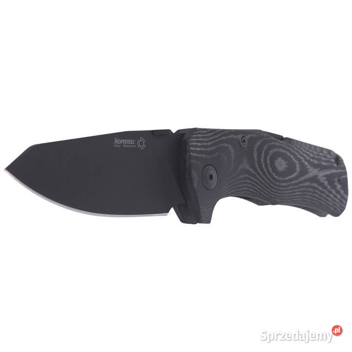 Nóż składany LionSteel TM1 Black Micarta Black Warszawa
