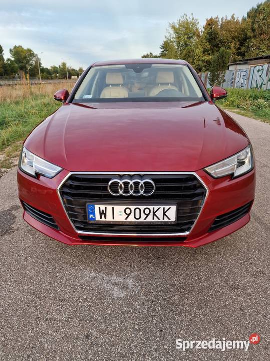 Audi A4B9 20 TDI 150 automat 2016r elektryczne lusterka mazowieckie Warszawa