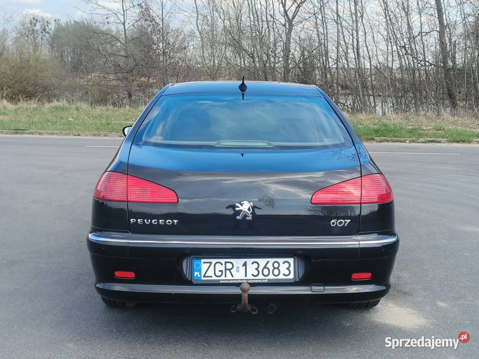 Peugeot 607 2006 LIFT skóra zadbany zar w isofix Gryfino