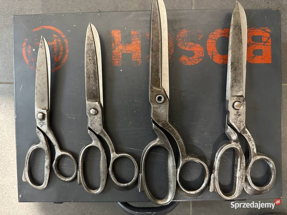 Nożyczki krawieckie Gerlach 4 sztuki Siedlce sprzedam