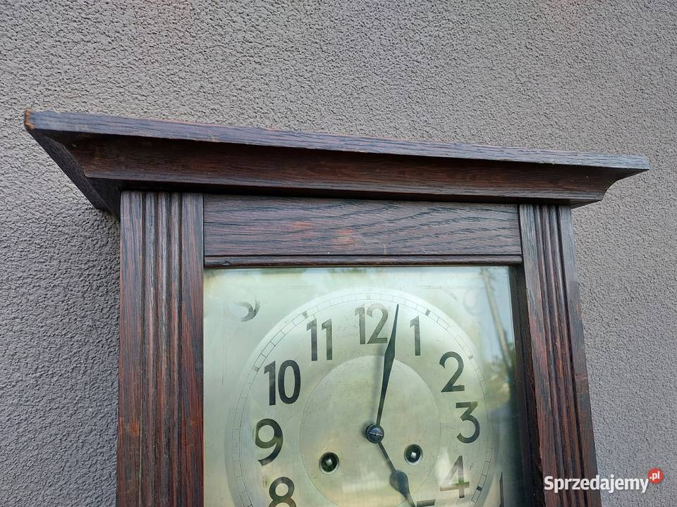 233 Stary zegar Junghans 1912r witraż sprawny Tczew