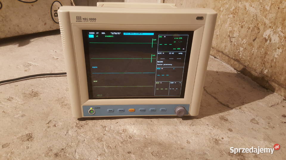 Kardiomonitor MINDRAY MEC1000 Czytaj opis Zielona Góra