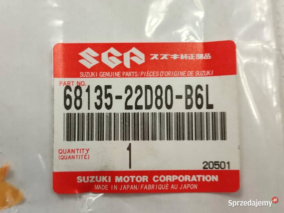 NAKLEJKA NA PRAWY BOCZEK SUZUKI RGV250 19911996