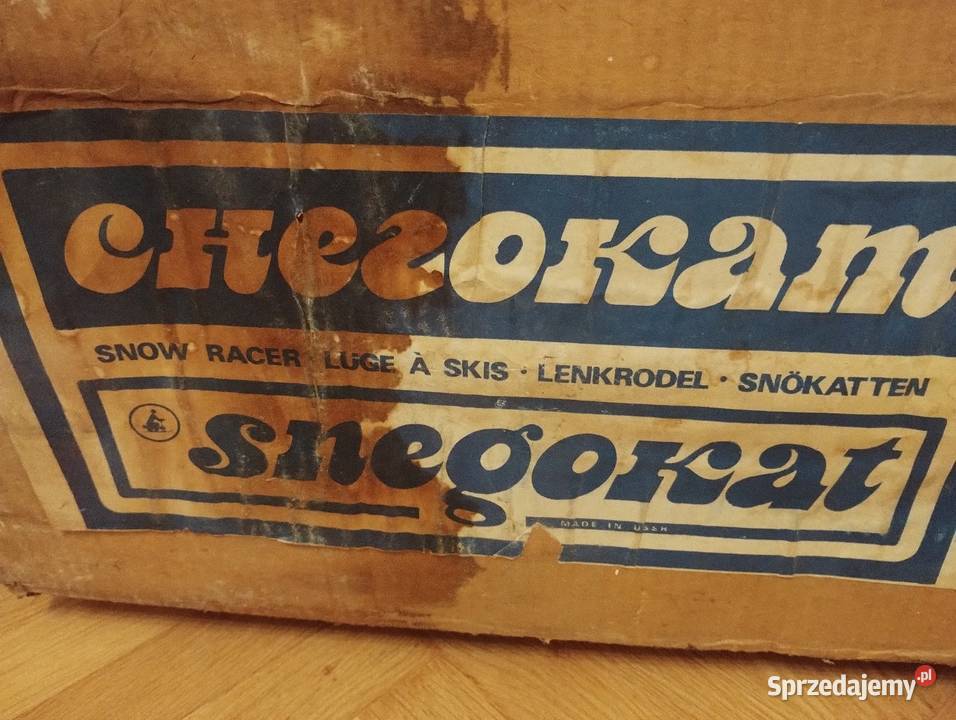 Natrosanki Snegokart Wostok ZSRR PRL śląskie Lubliniec