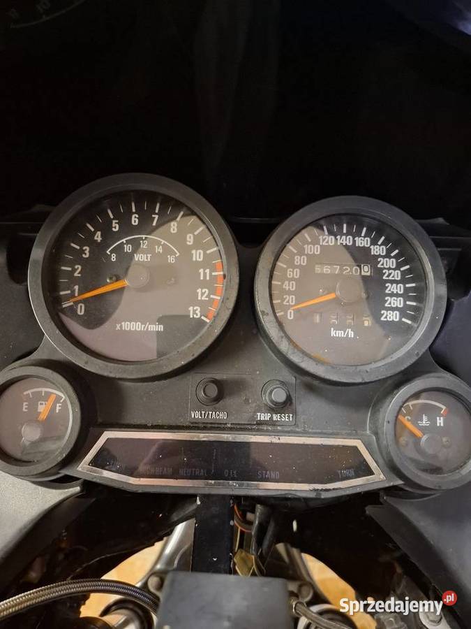 Kawasaki GPZ 1000RX na tablicach zabytkowych Lublin