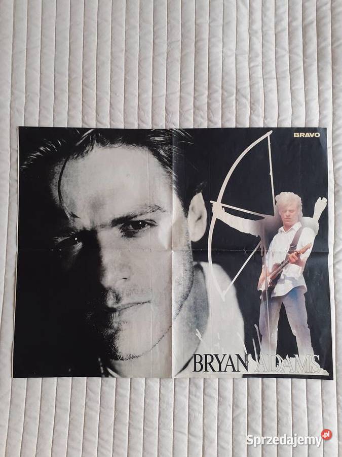 Stary plakat SANDRA BRYAN ADAMS Gniezno