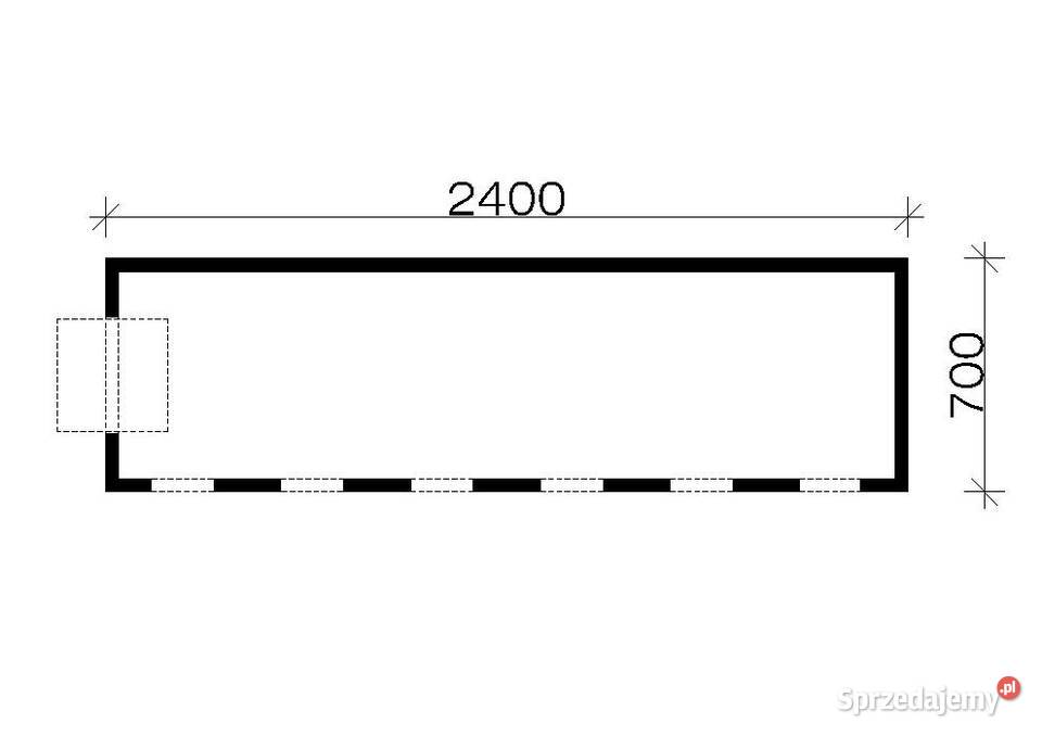 Hala Stalowa z Kratownicą Projekty HS 7x24 małopolskie Kraków