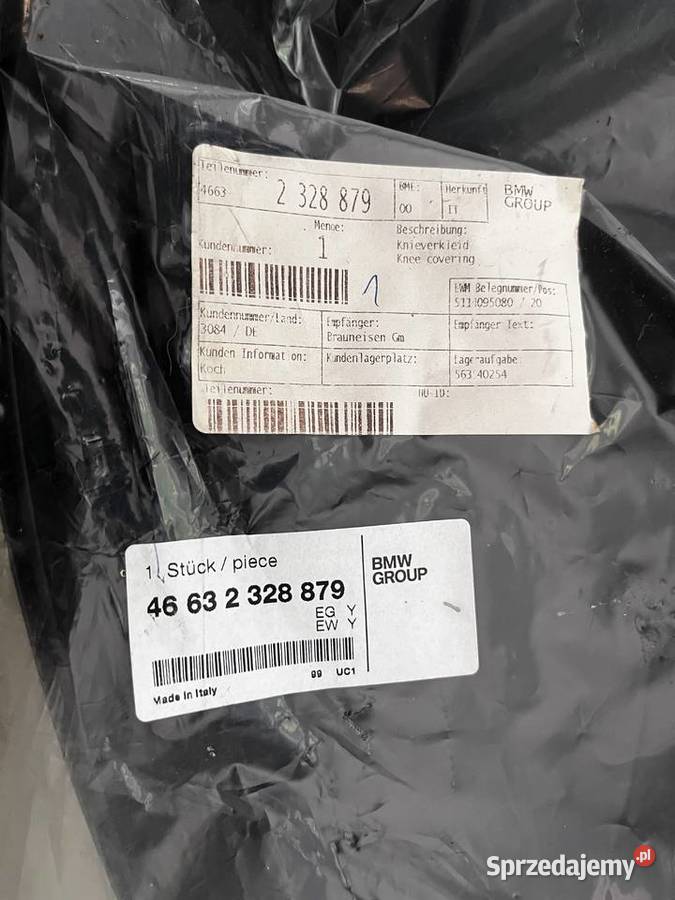 BMW C1 125ccm 200ccm 9903 Osłona kolan 2328879 wielkopolskie Łobżenica
