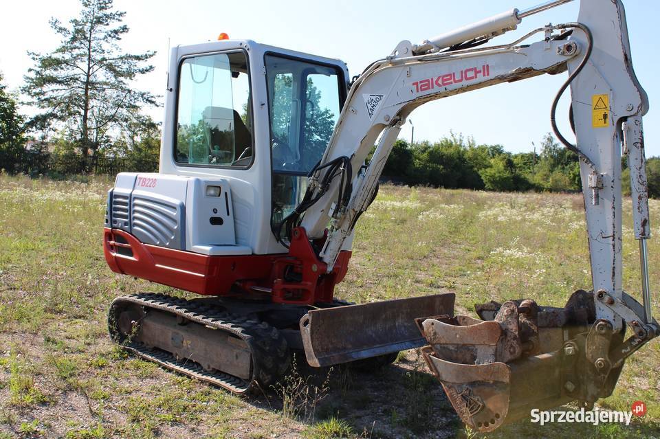 Minikoparka koparka Takeuchi TB 228 2015 r podlaskie Białystok