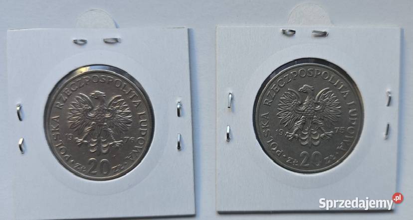 monety PRL 2 5 20 kłosy 20 Nowotko Bydgoszcz