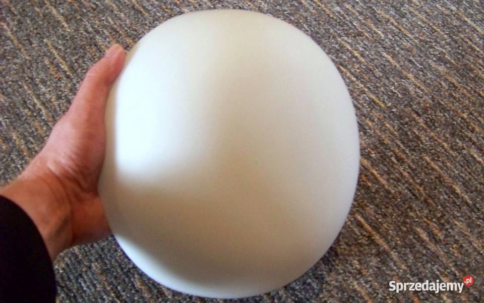 Lampa Plafon Szklany Klosz Okrągły PRL Zakopane