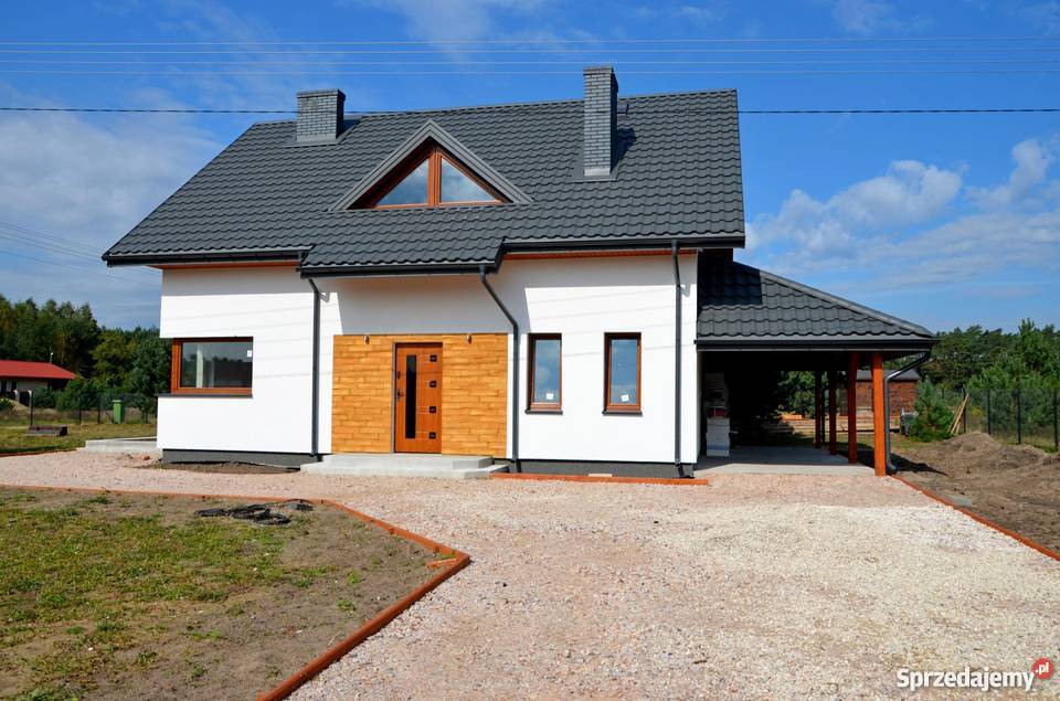 Nowy dom z dużą działką jeziora