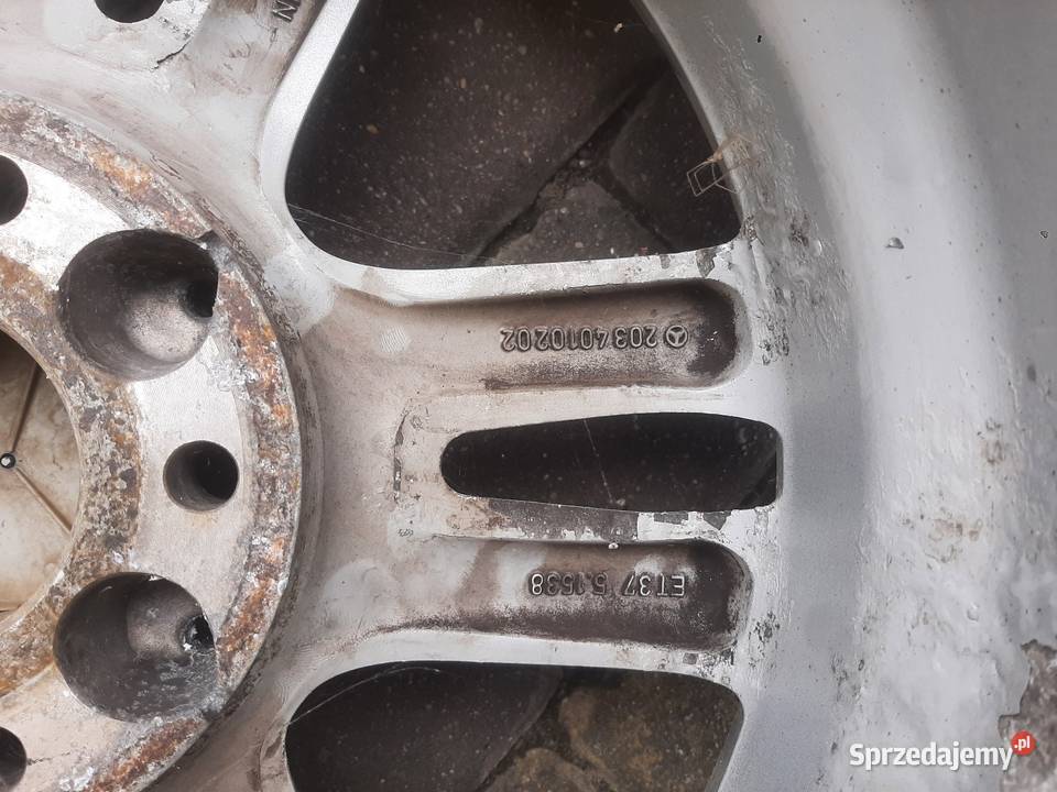 Oryginalne Alufelgi Mercedes 16 5x112 ET37 z Ujezna