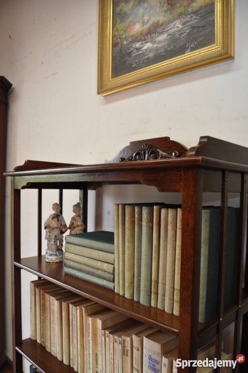 Etażerka dębowa secesyjna Meble Kępnica