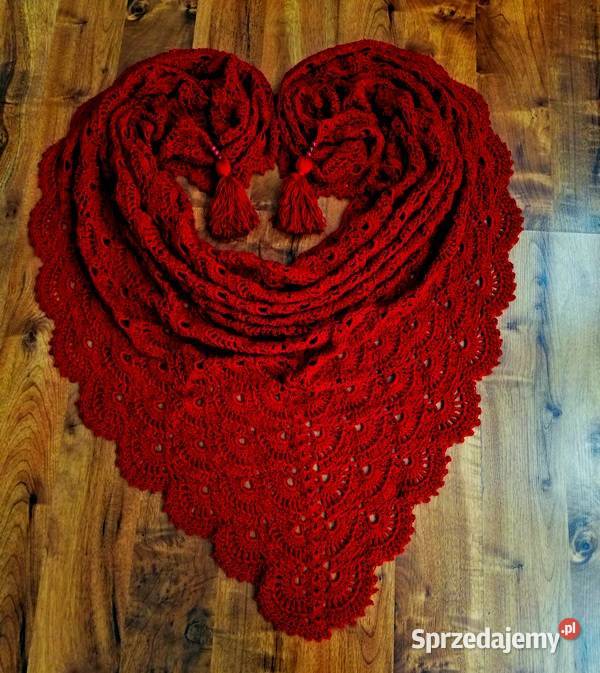 Chusta rękodzieło na szydełku Skarżysko-Kamienna sprzedam