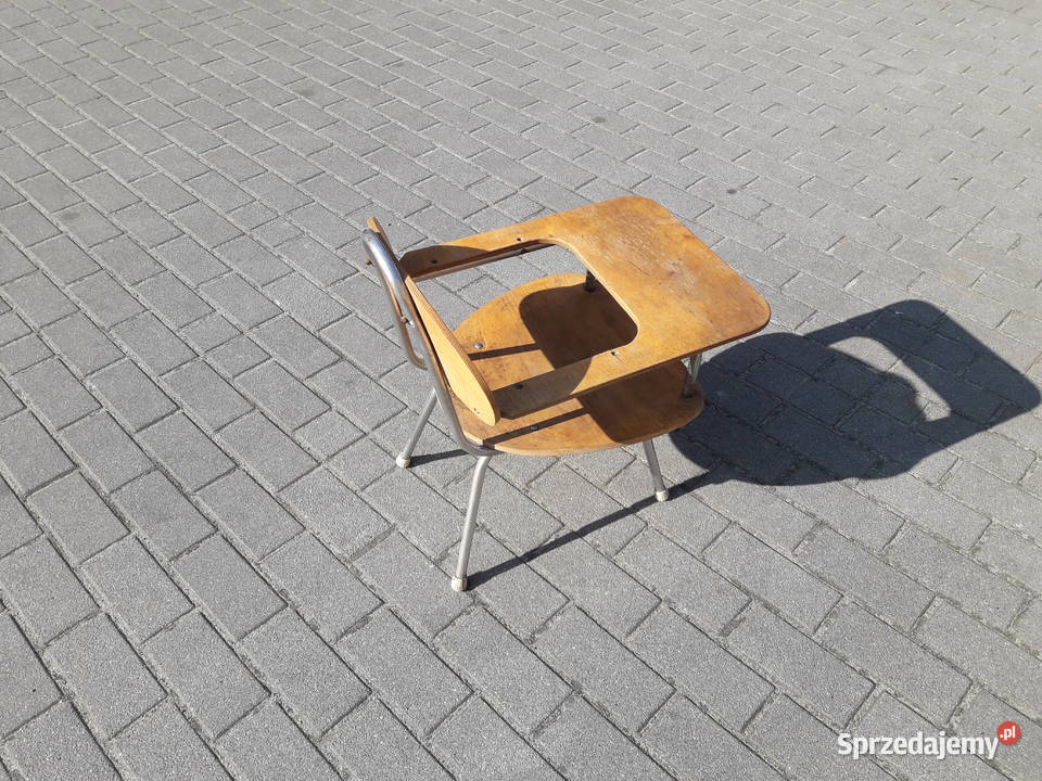 Krzesło dziecięce do karmienia z okresu PRL lata Gdynia