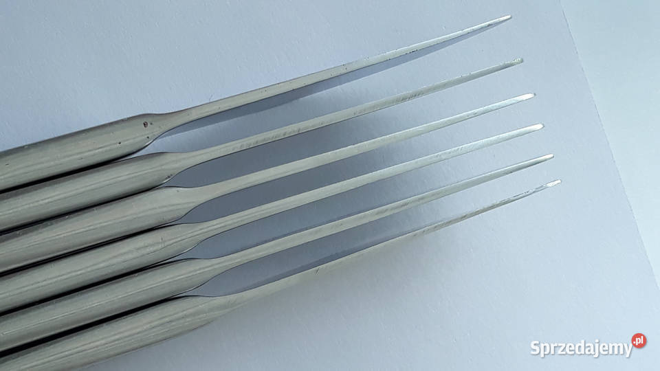 Noże obiadowe 2 RÓŻE Gerlach sztućce PRL sprzedam