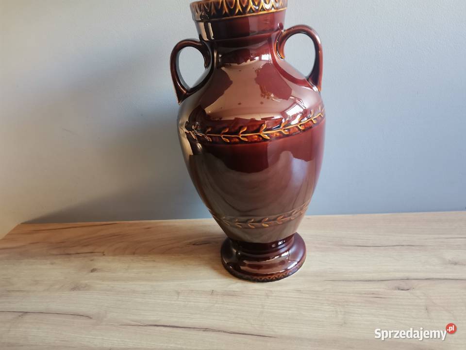 Stary duży wielki wazon porcelit Pruszków design Siemianowice Śląskie