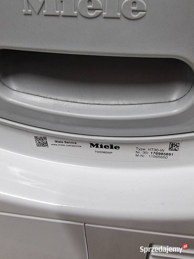 Zestaw AGD Miele Pralka WWD 120 WCS Suszarka TWD dolnośląskie Wrocław