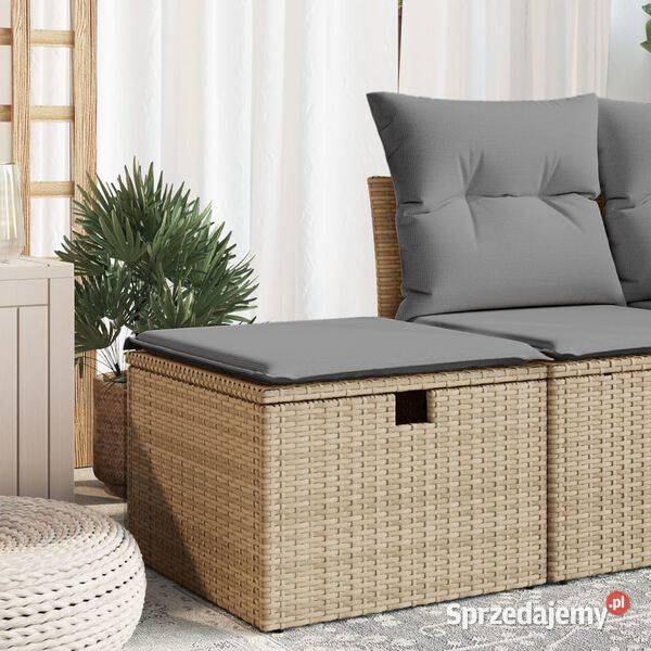 vidaXL Stołek ogrodowy z poduszką Warszawa