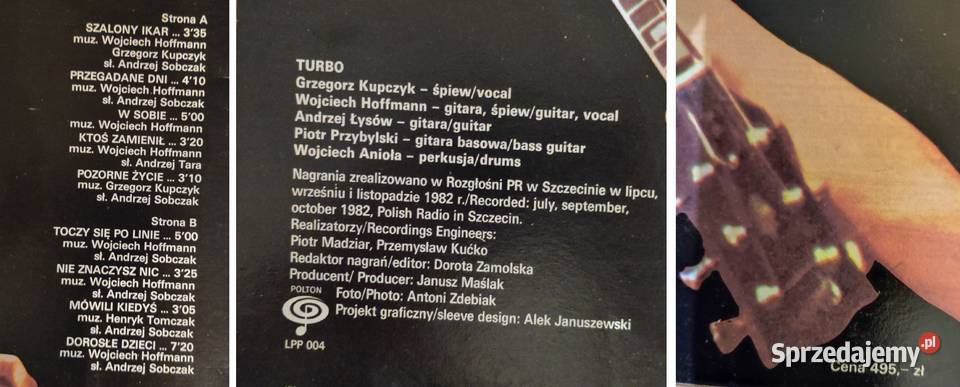 1982 Dorosłe dzieci heavymetal Turbo Płyta metal Kielce