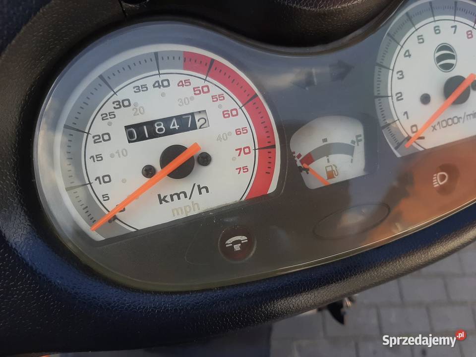 Zadbany duży mocny skuter Zipp GP500 4t 5080 Tuczno