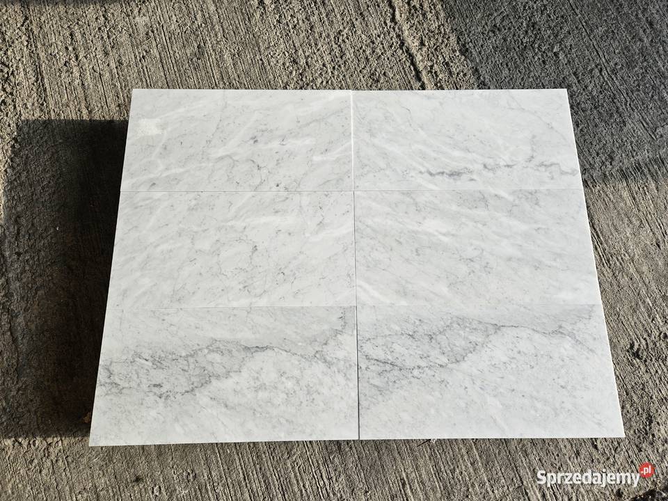 Płytki marmurowe Carrara Bianco 61x305x1 matowe Przemyśl