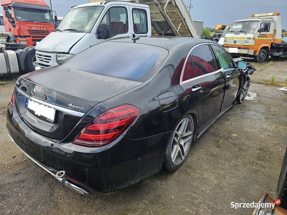 Mercedes Benz S 560 4Matic Long salon Polska uszkodzony