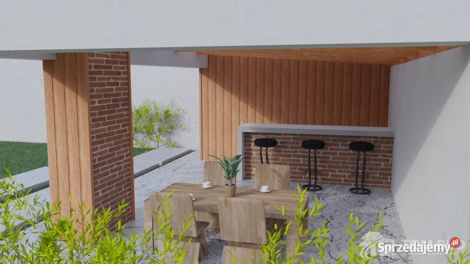 Wizualizacje projekty tarasów zadaszeń altan podkarpackie