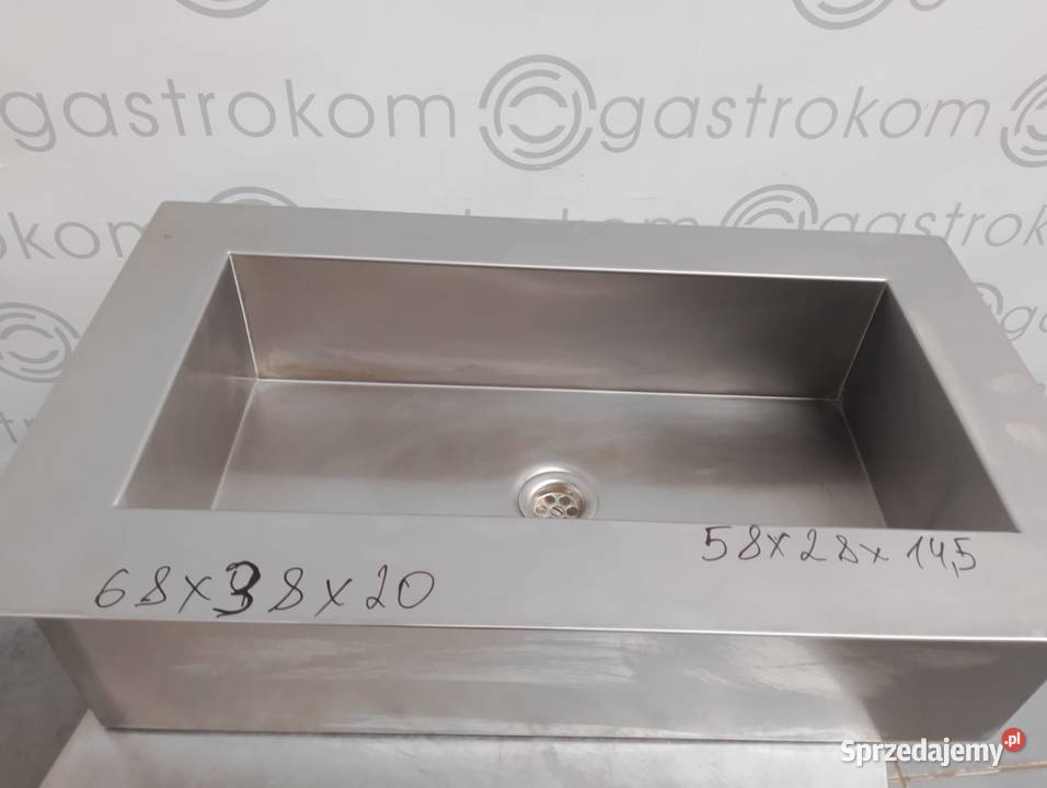 Wanna neutralna z odpływem 68X38X20 Wrocław sprzedam