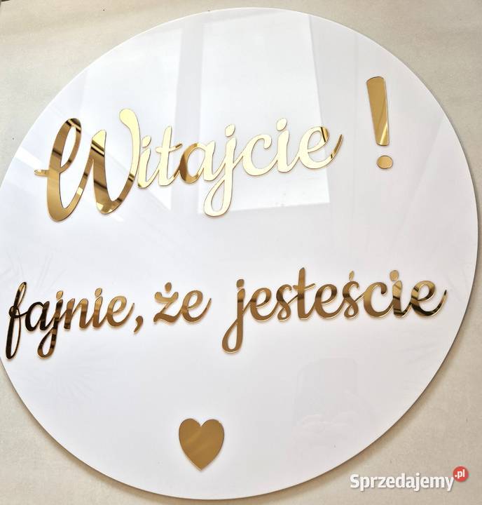 Tablica powitalna Witamy Częstochowa