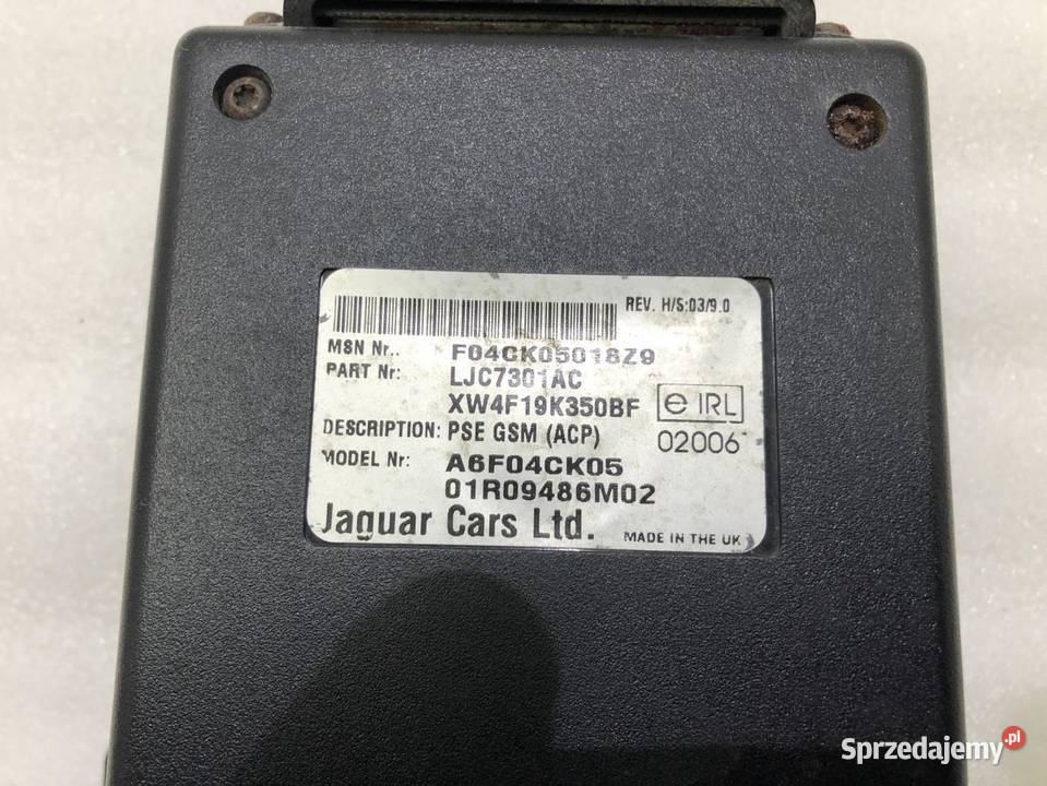 MODUŁ STEROWNIK XW4F19K350BF JAGUAR STYPE wielkopolskie
