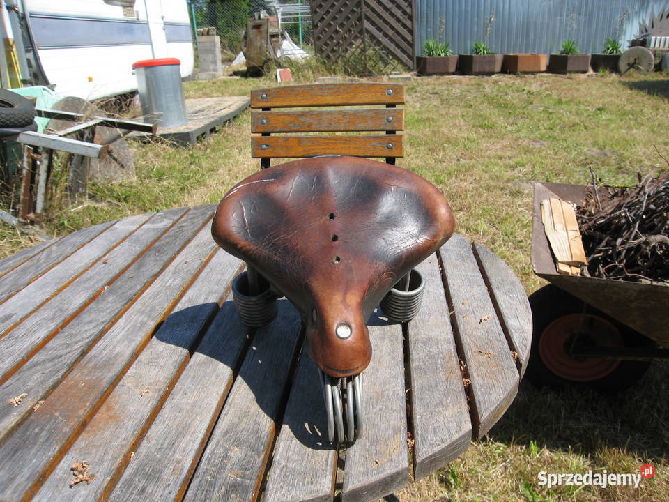 Siodełko rowerowe zabytkowe zachodniopomorskie Szczecin