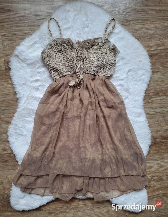 Śliczna dziecięca dziewczęca sukienka bawełna 23 Sukienki i spódniczki Kraków sprzedam