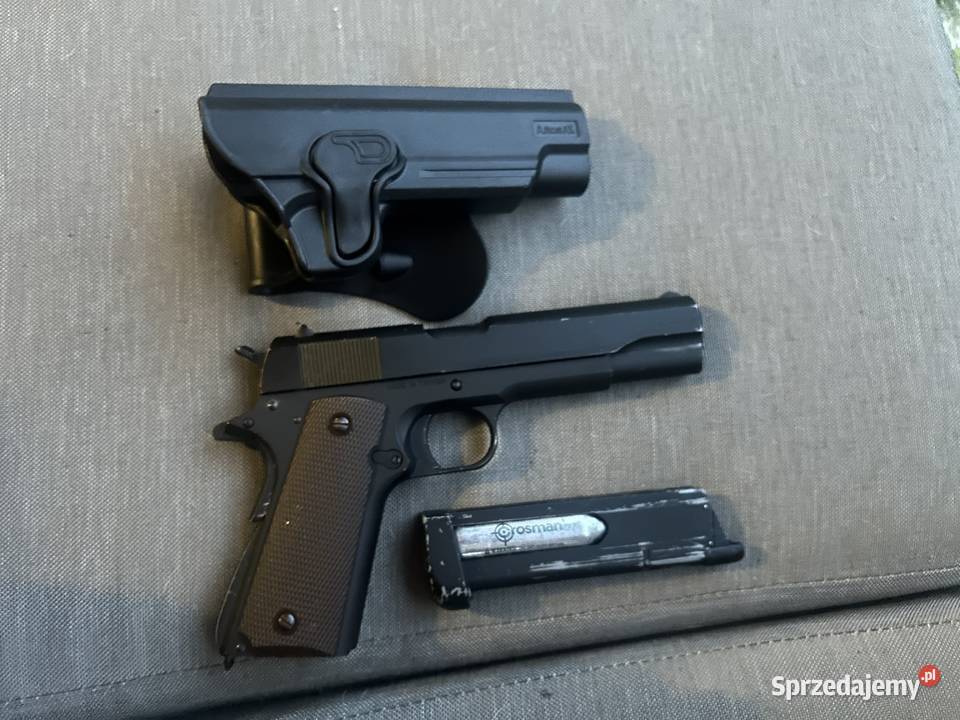 Replika ASG KJW 1911 CO2 Full Metal 2 magazynki śląskie