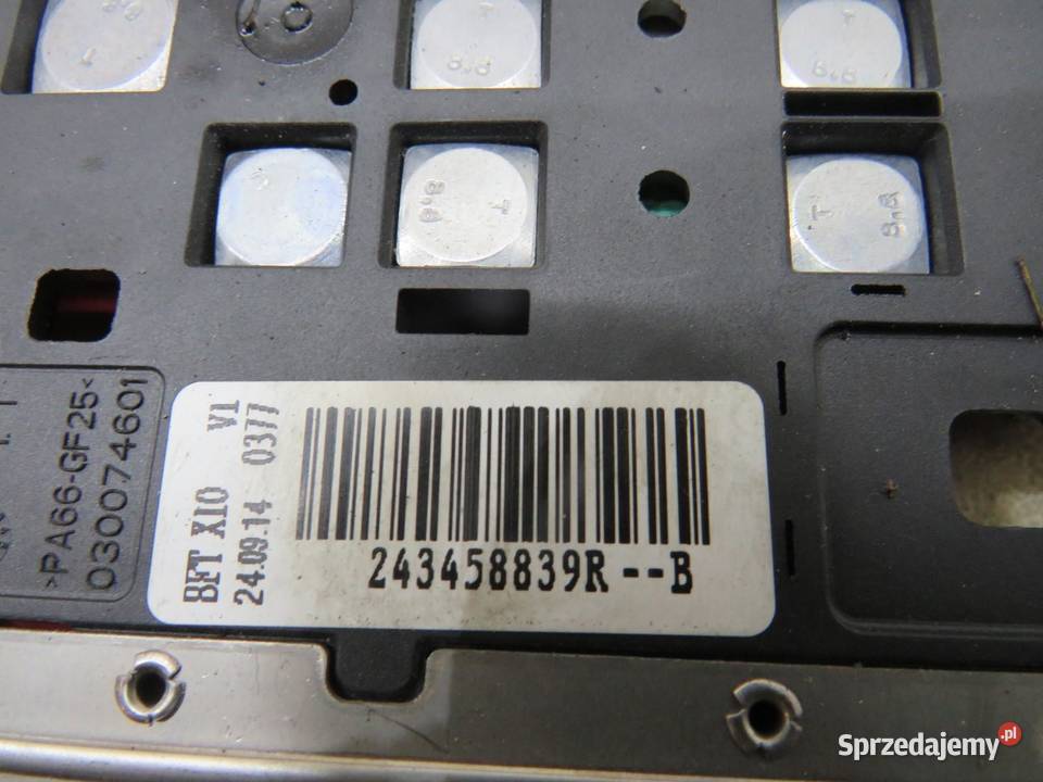 KLEMA BEZPIECZNIK RENAULT ZOE 243458839R lubelskie