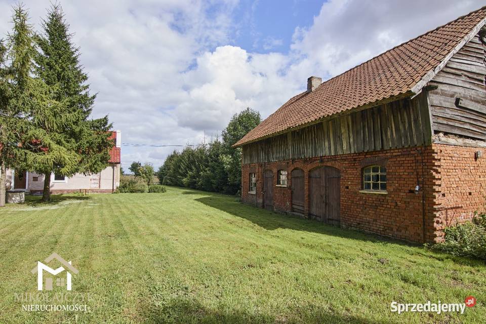 Dom budynek gosp z dużą działką 073 ha Wodukajmy