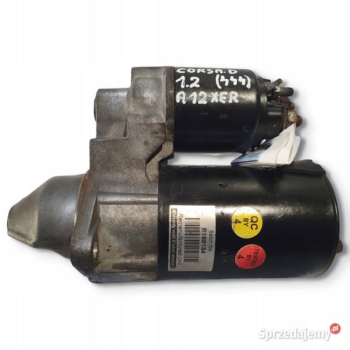 ROZRUSZNIK Opel Corsa D 12 16V bosch A12XER Układ elektryczny silnika Chełm