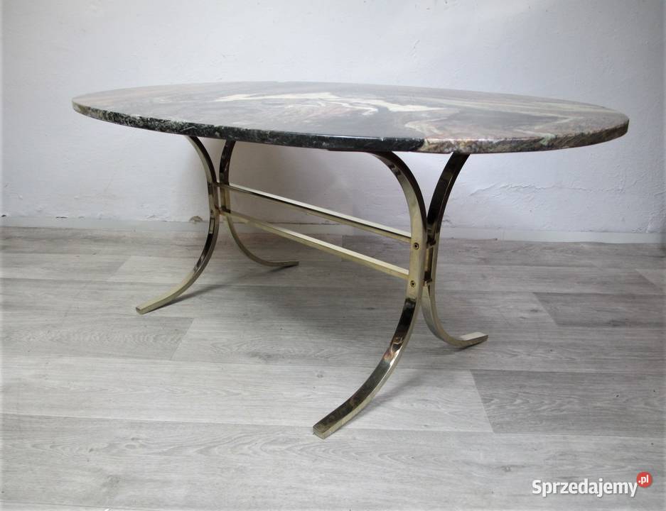 Kawowy stolik z kamiennym blatem Lublin