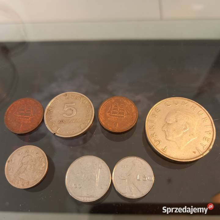 monety obiegowe południa Turecka Lira Włoska Zemborzyce Podleśne