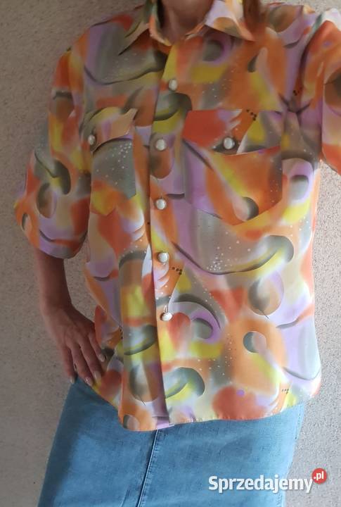Vintage Retro Tina bluzka żakiet koszula Bluzki i koszule Kielce sprzedam