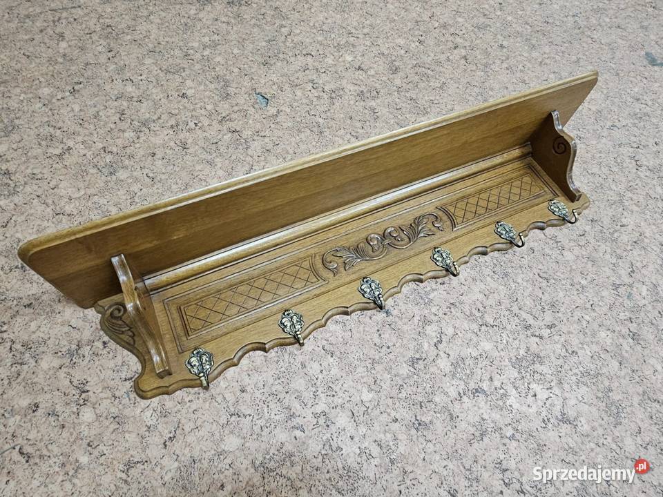 Stylowy wieszak ścienny półka małopolskie